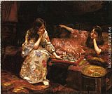 Repose, A Game of Chess by Henry Siddons Mowbray